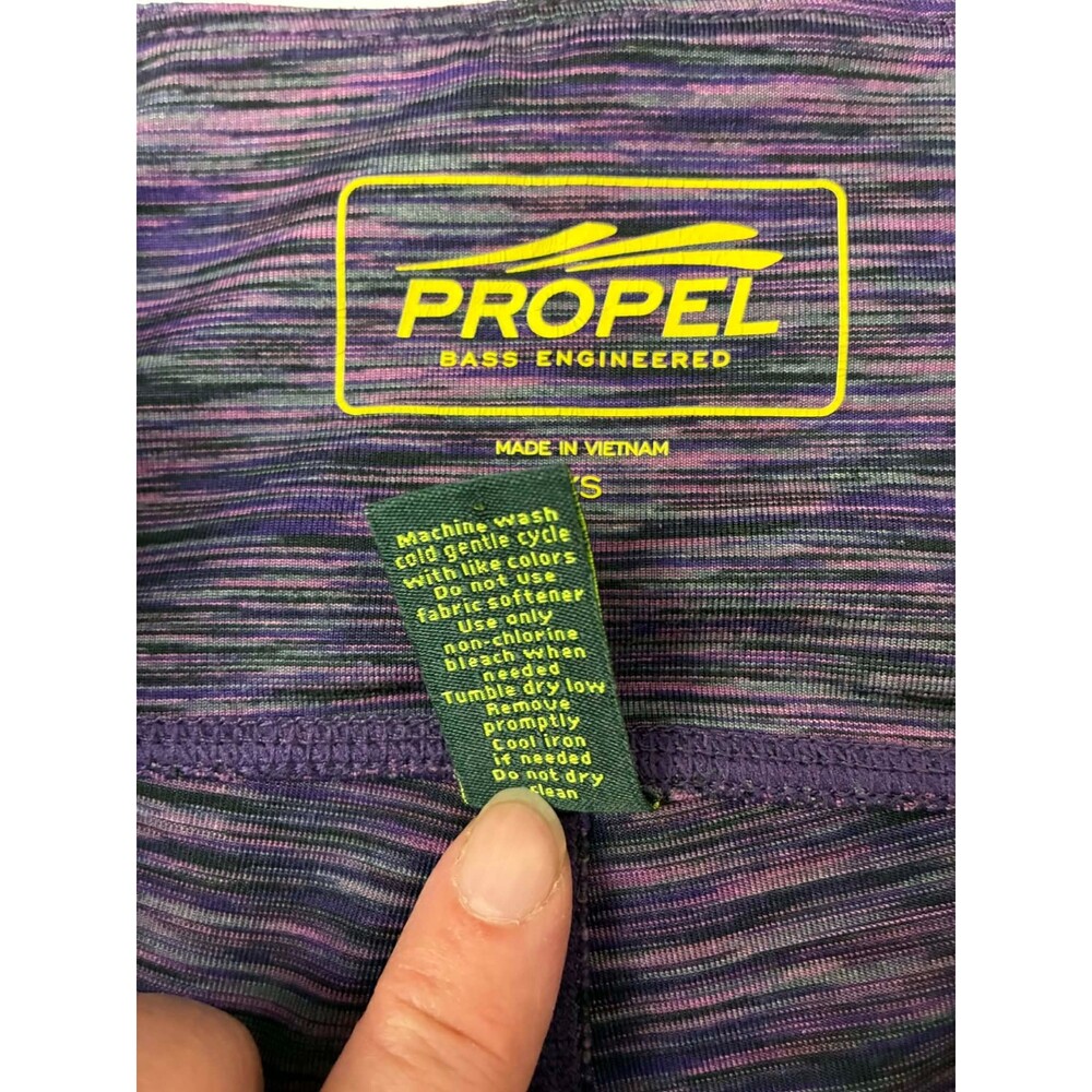 PROPEL Bass Engineering Women’s XS Purple Space Dye Leggings Athletic Yoga Pants - Picture 4 of 5